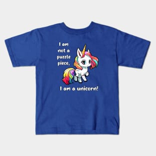 Autism Awareness Unicorn Kids T-Shirt